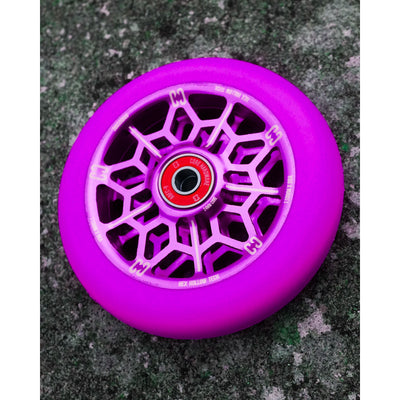 CORE Hex Hollow Purple Scooter Wheel 110 MM I Scooter Wheel Ground