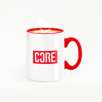 CORE Mug, White/Red