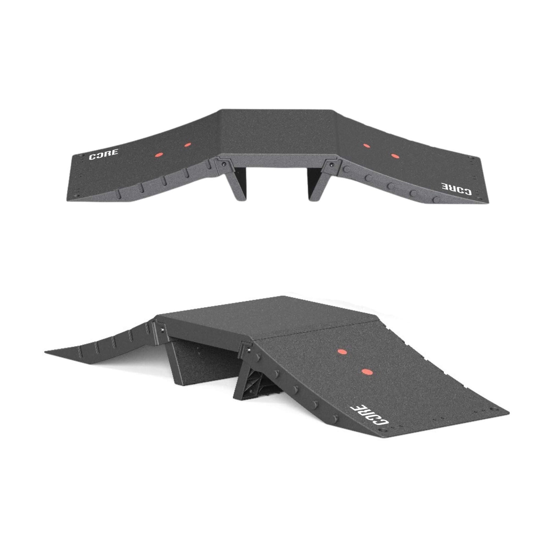 Core Ramp CORE Skate Ramp - Mini Funbox Set (2 Kickers & Flat Deck) - CORE Action ...