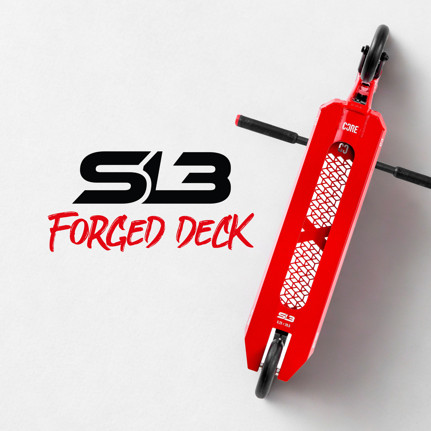 CORE SL3 Forged Scooter Deck 5.25 x 19.3" - Candy Red