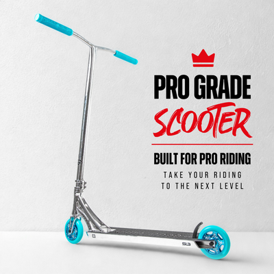 Chrome/Teal Scooters Mint Blue Lightweight Custom Scooters Kids Scooters Kick Scooter Po Scooters CL1 Scooter