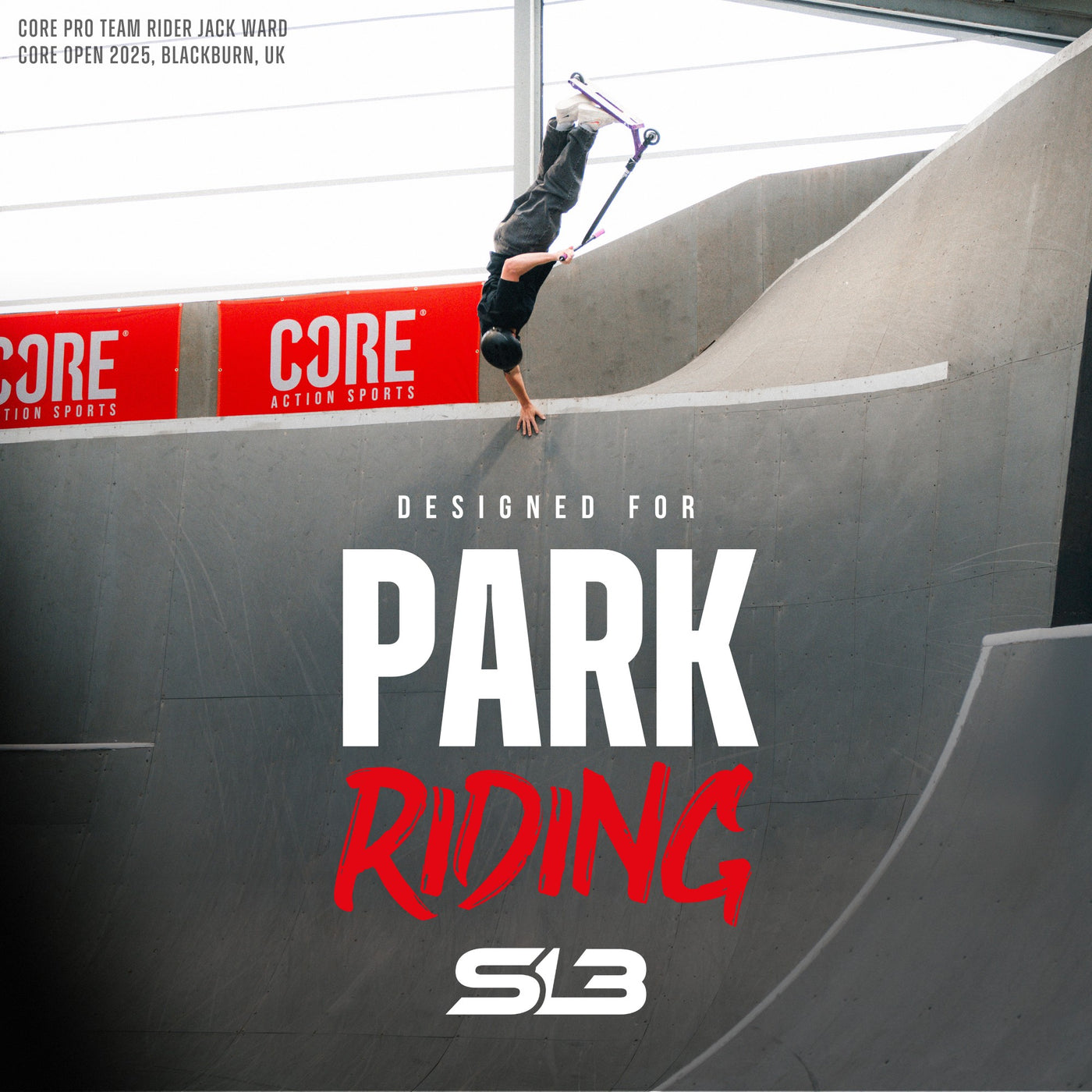 CORE SL3 Complete Stunt Scooter - Red/Black - CORE Action Sports