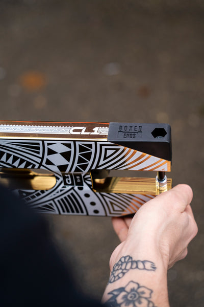 CORE CL1 Stunt Scooter Deck 5 x 19 - Black/Gold Split LE