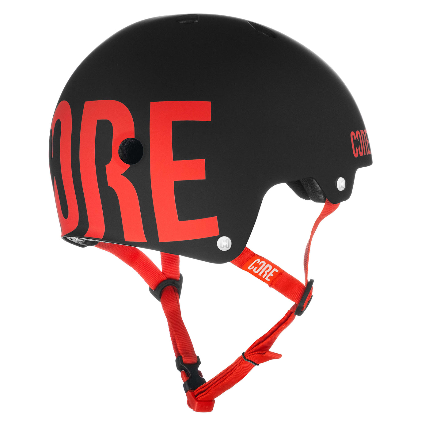 CORE Street Helmet Black/Red I Street Helmet Back Side