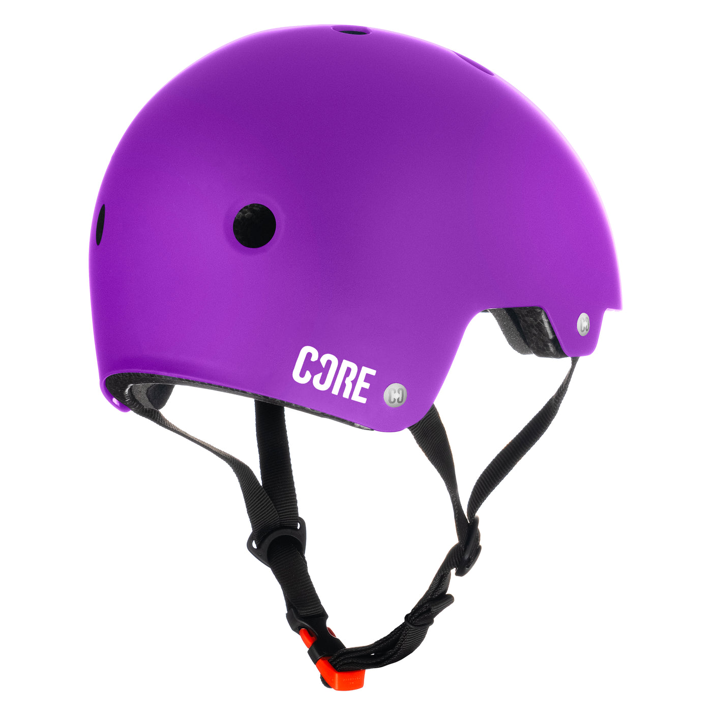 CORE Action Sports BMX Helmet Purple I Skateboard Helmet Back Side