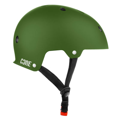 Core Action Sports BMX Helmet Army Green I Skateboard Helmet