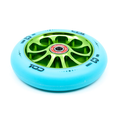 CORE CD1 Spoked Stunt Scooter Wheel 110mm -  Blue/Lime