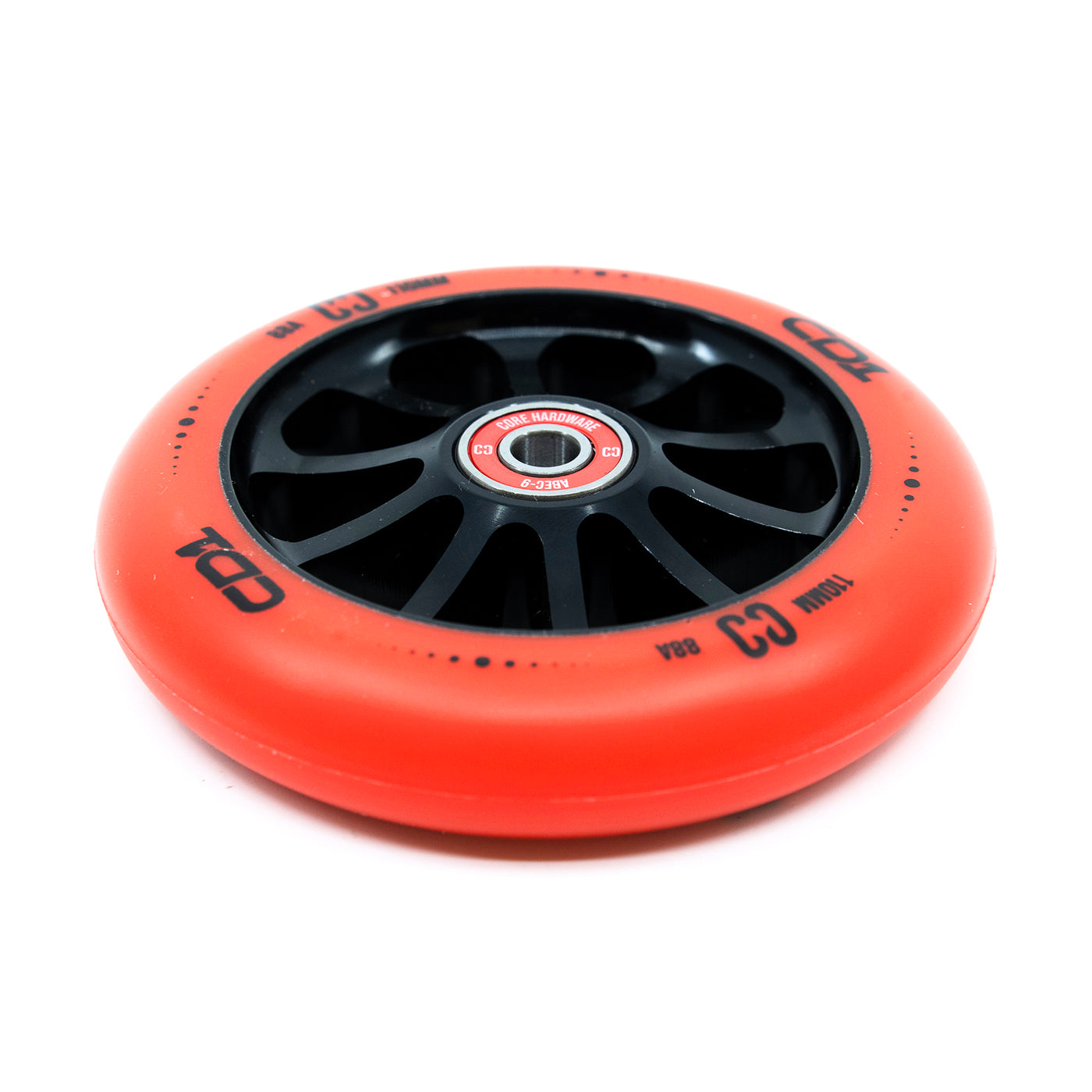 CORE CD1 Spoked Stunt Scooter Wheel 110mm -  Red/Black