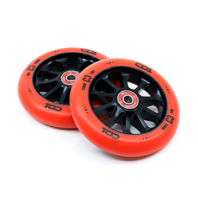 CORE CD1 Spoked Stunt Scooter Wheel 110mm -  Red/Black