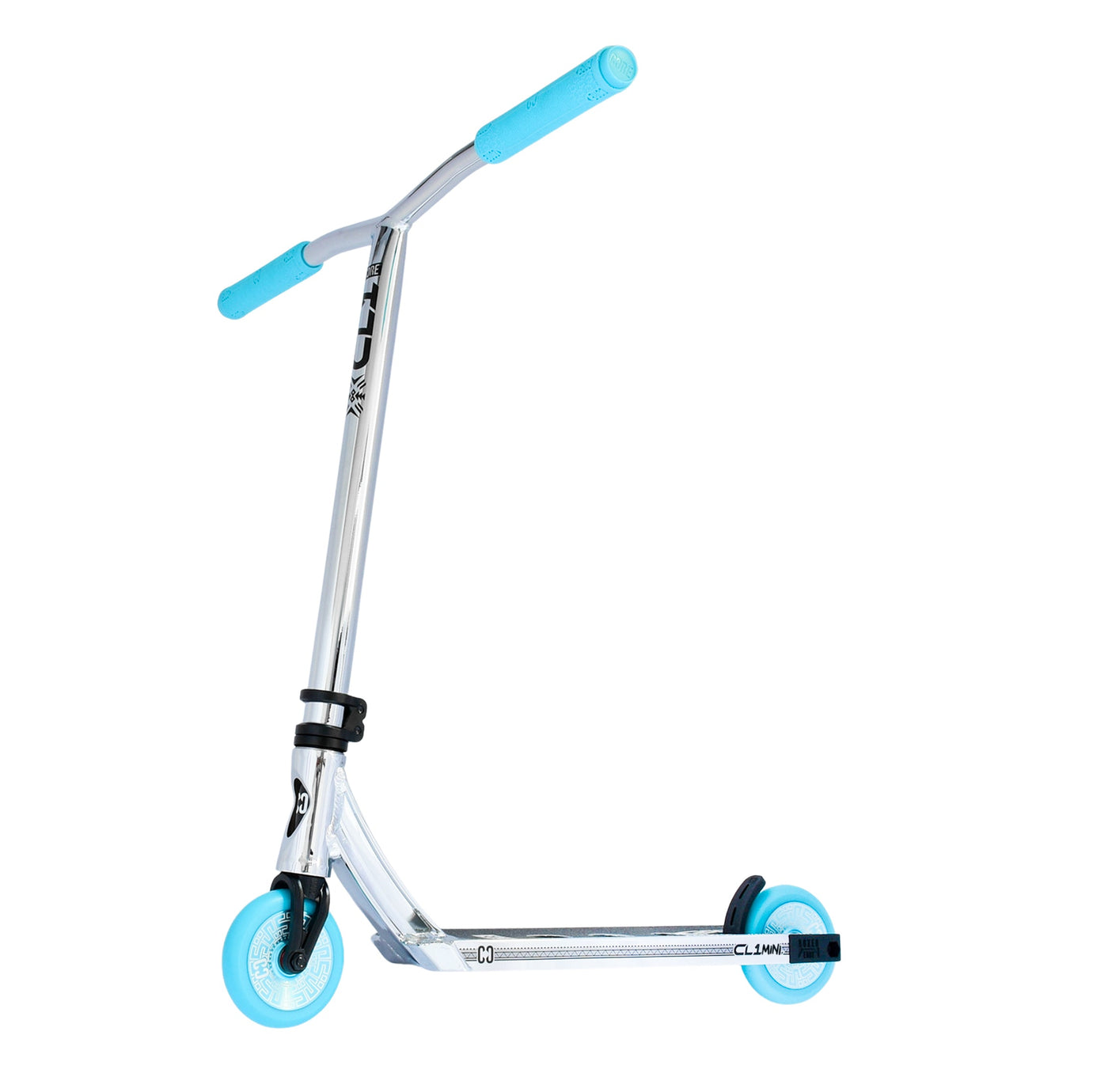 CORE Mini CL1 Complete Stunt Scooter – Chrome/Teal LE