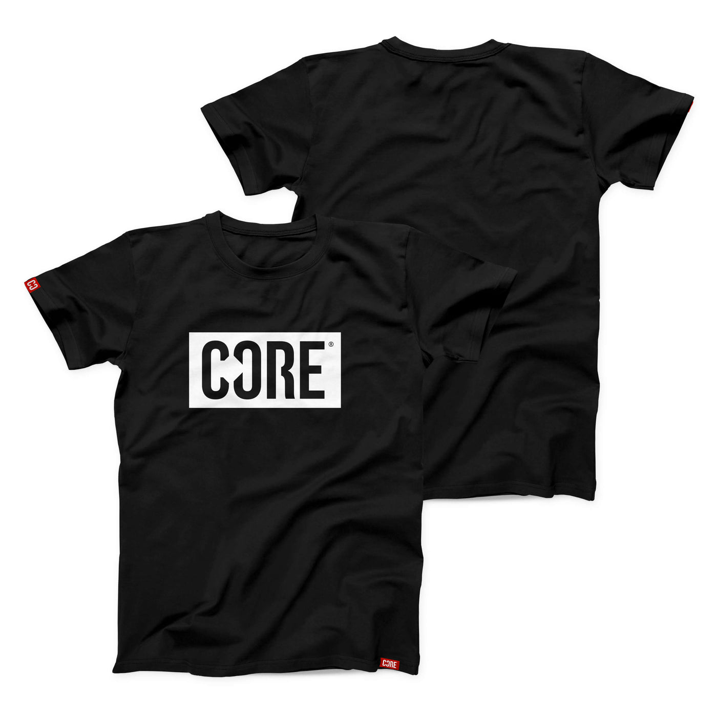 CORE Box Logo, Pro T-Shirt – Black/White