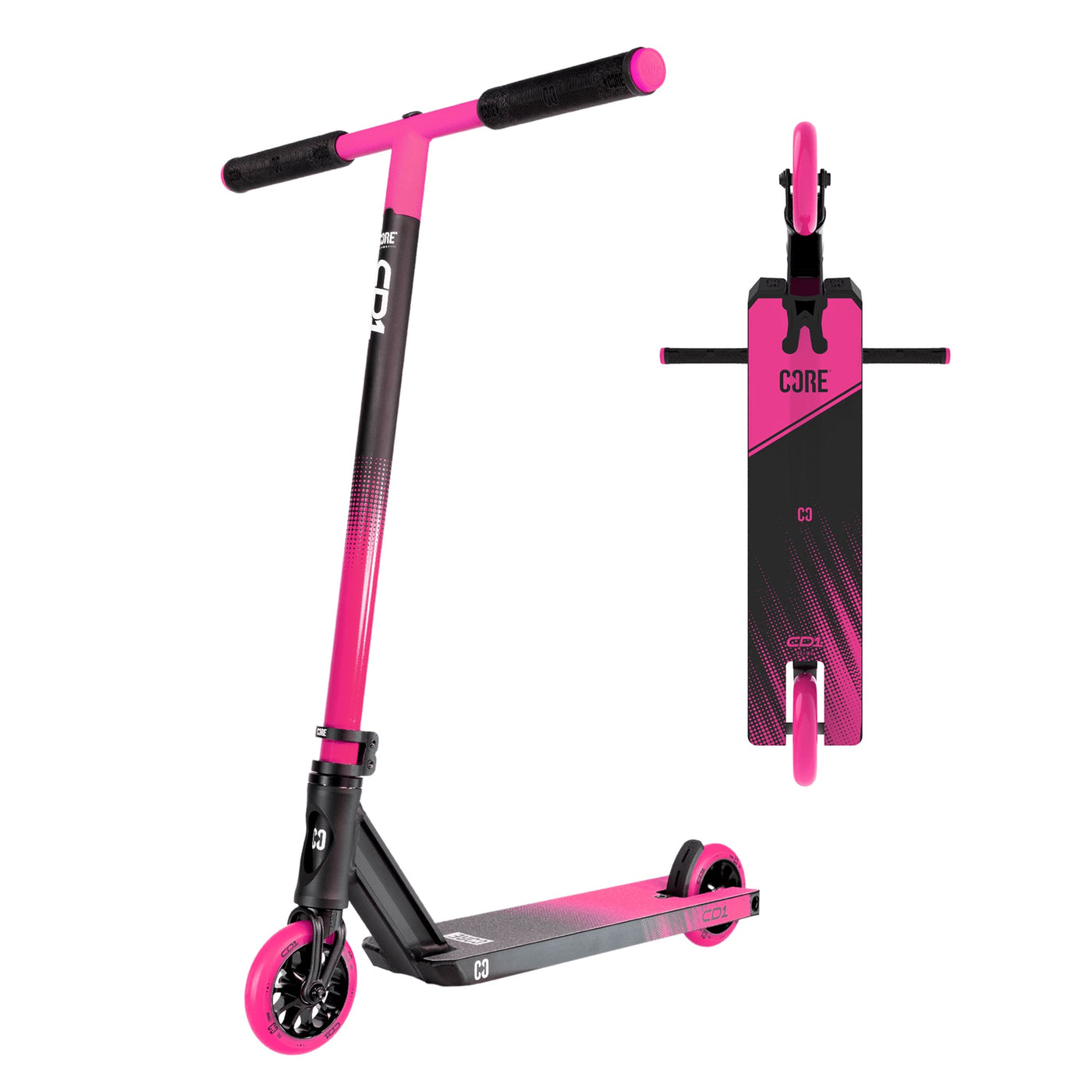 CORE CD1 Complete Stunt Scooter – Pink/Black