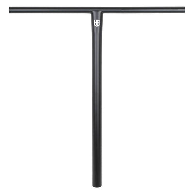 Front Image of CORE Halfbarz Signature Titanium Handlebars - Black/Raw