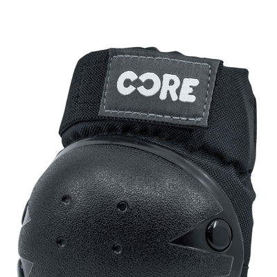 CORE Kids Protection Junior Triple Pad Set (Knee/Elbow/Wrist) + Carry Bag - Black