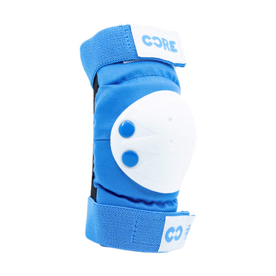 CORE Kids Junior Triple Pad Set (Knee/Elbow/Wrist) + Carry Bag - Blue