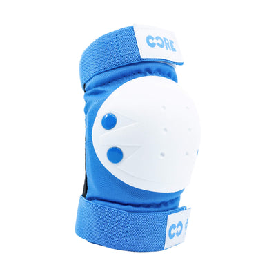 CORE Kids Junior Triple Pad Set (Knee/Elbow/Wrist) + Carry Bag - Blue