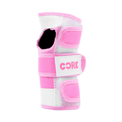 CORE Kids Junior Triple Pad Set (Knee/Elbow/Wrist) + Carry Bag - Pink