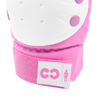 CORE Kids Junior Triple Pad Set (Knee/Elbow/Wrist) + Carry Bag - Pink