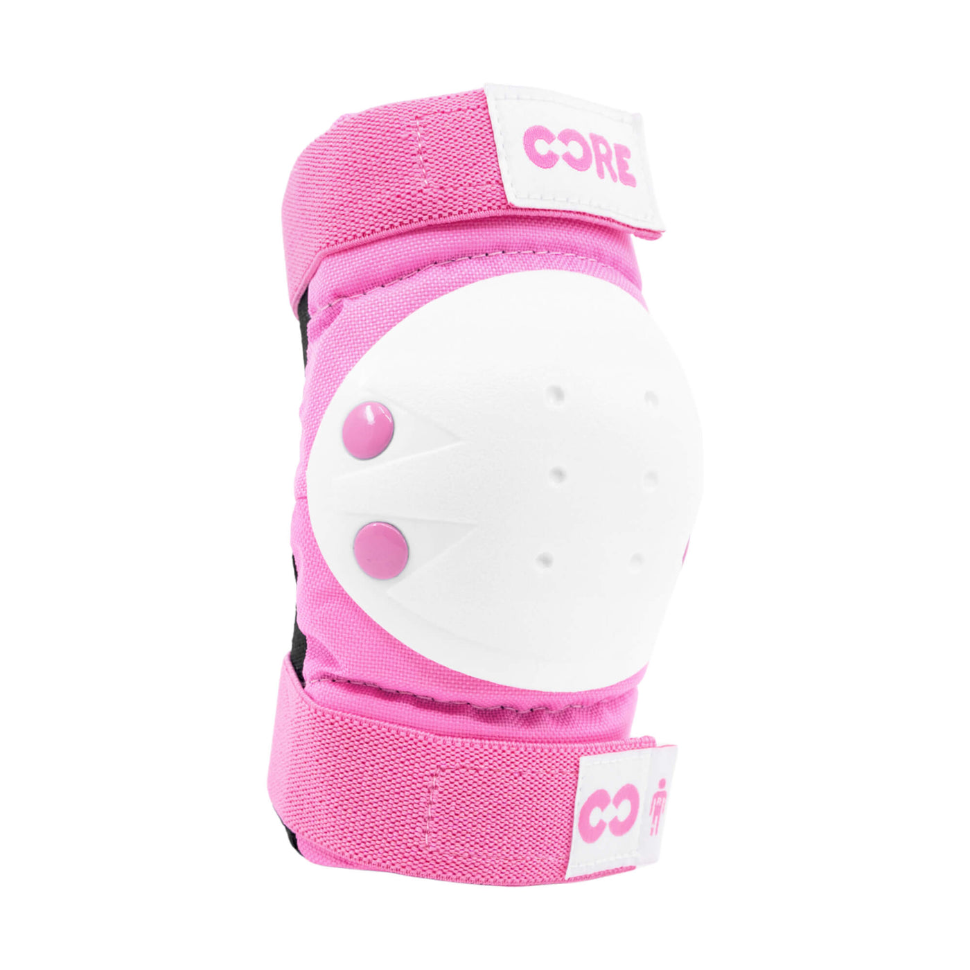 CORE Kids Junior Triple Pad Set (Knee/Elbow/Wrist) + Carry Bag - Pink