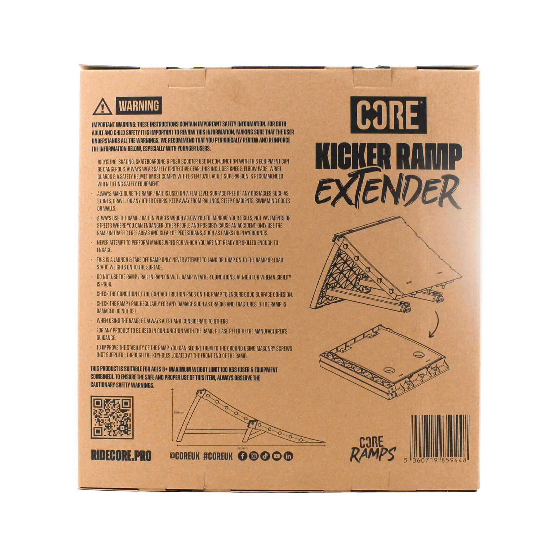 Core Ramp CORE Ramp - XL Kicker Extender - CORE Action Sports