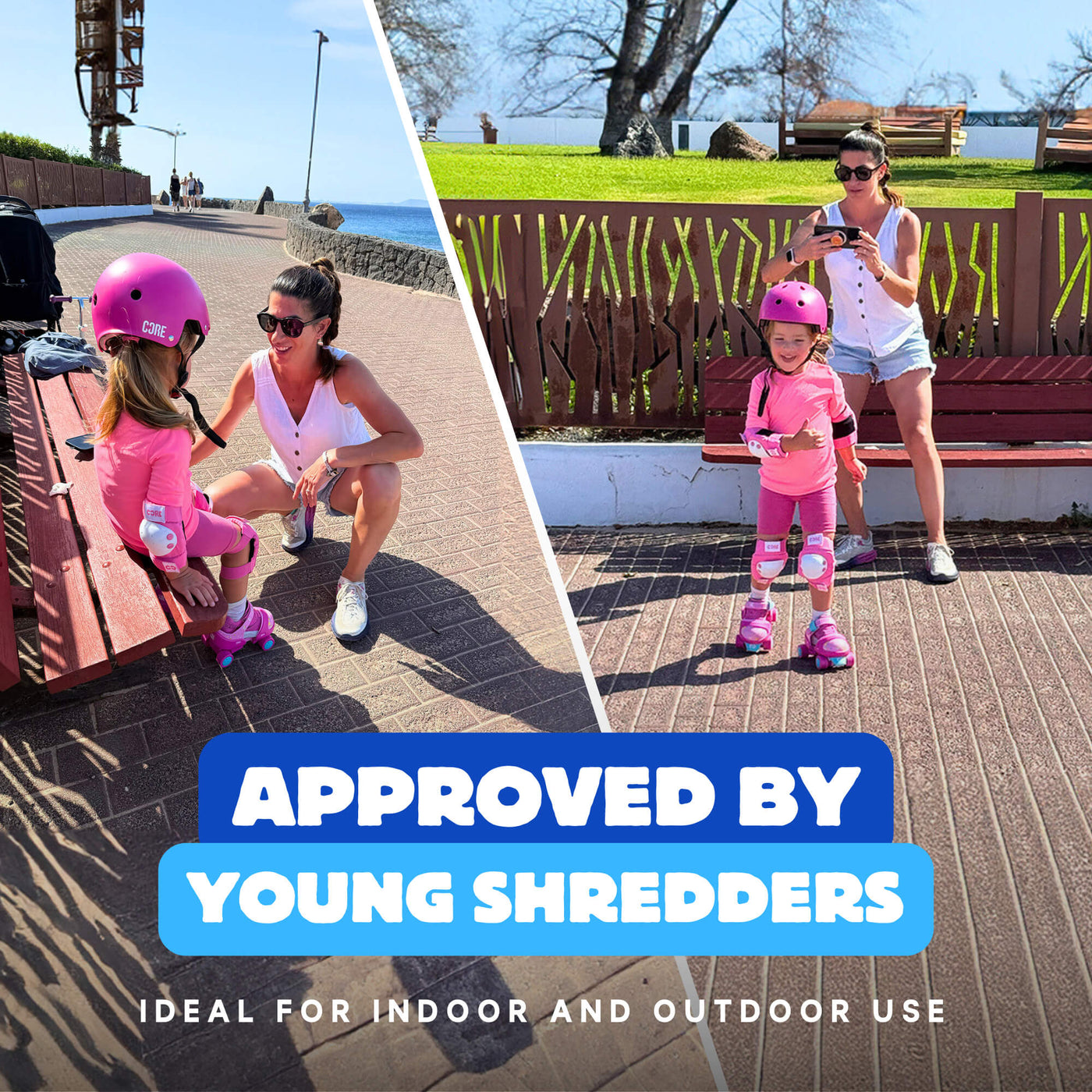 CORE Kids Stomp & Roll Adjustable Learner Skate - Blue