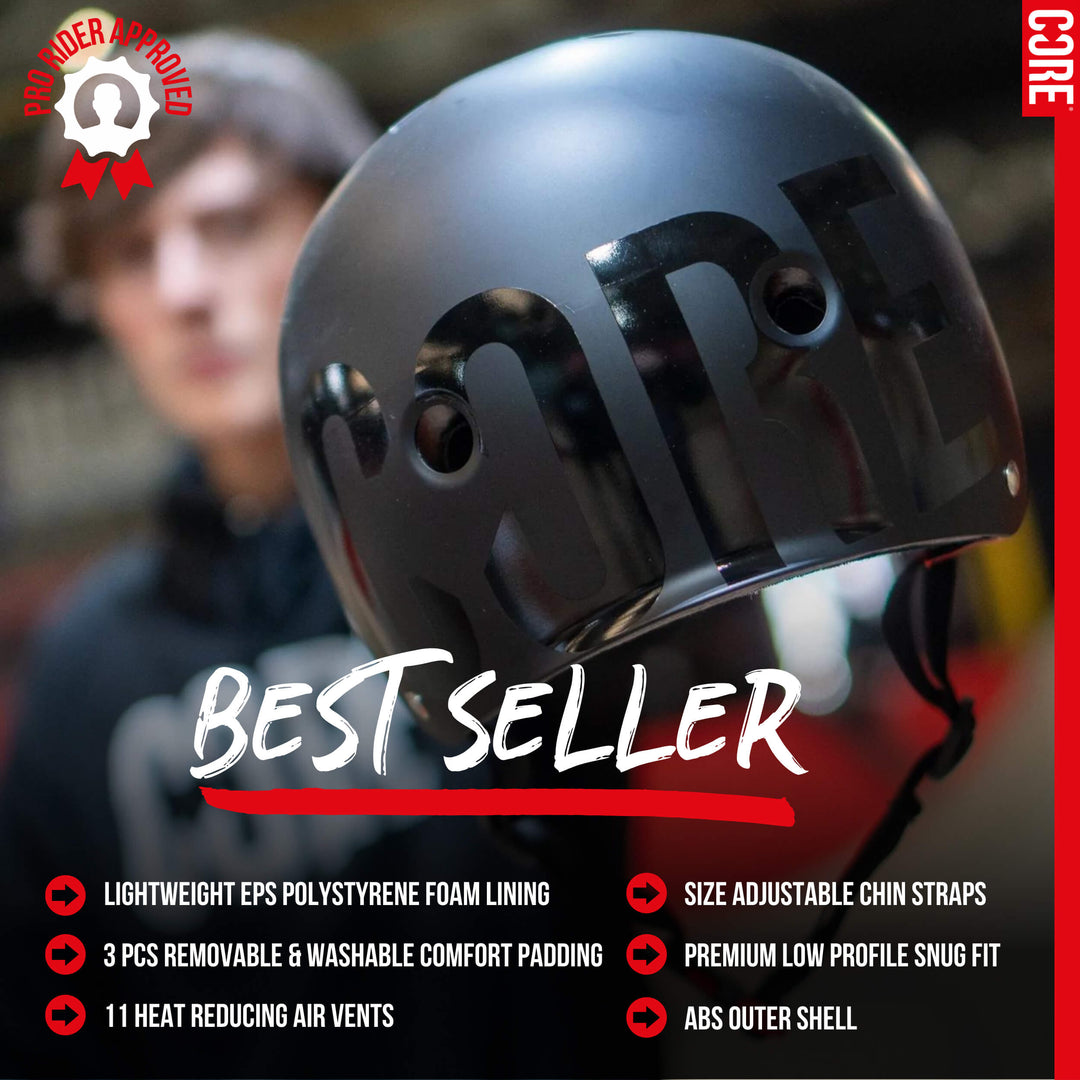 cutting foam out of motorcycle helmet CORE Street Helmet Stealth/Black I Street Helmet