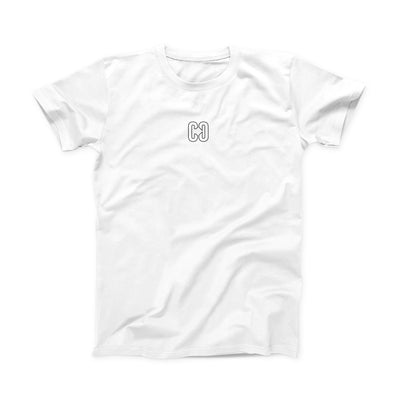 CORE SILHOUETTE T-Shirt – Weiß/Schwarz