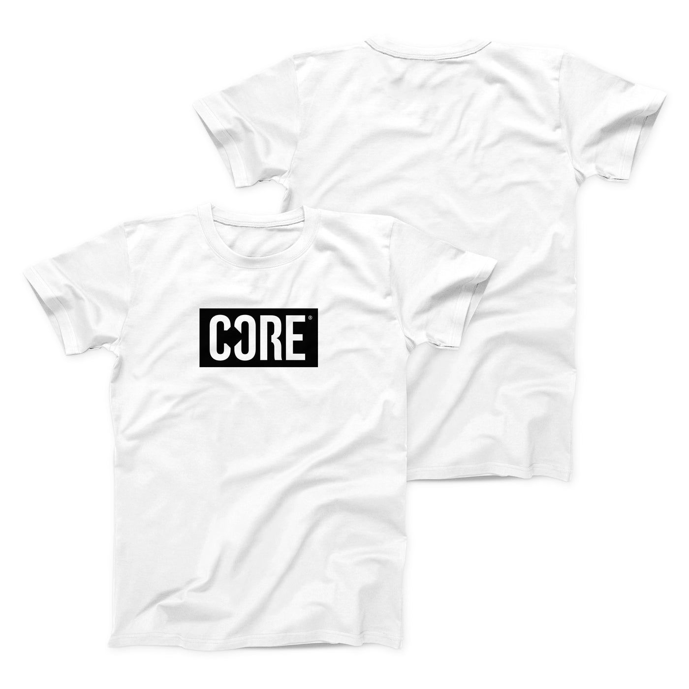 CORE Box Logo T-Shirt – White/Black