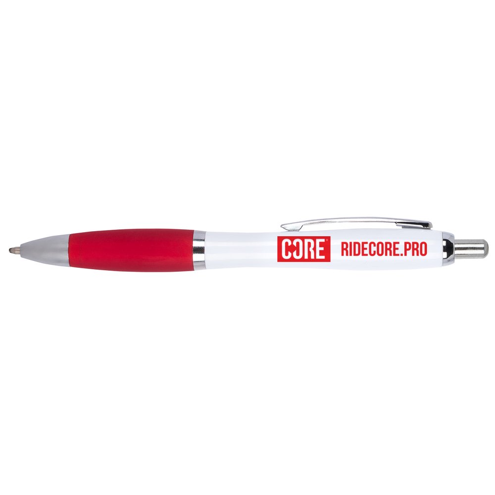 CORE White Ballpoint Pen - Black Ink