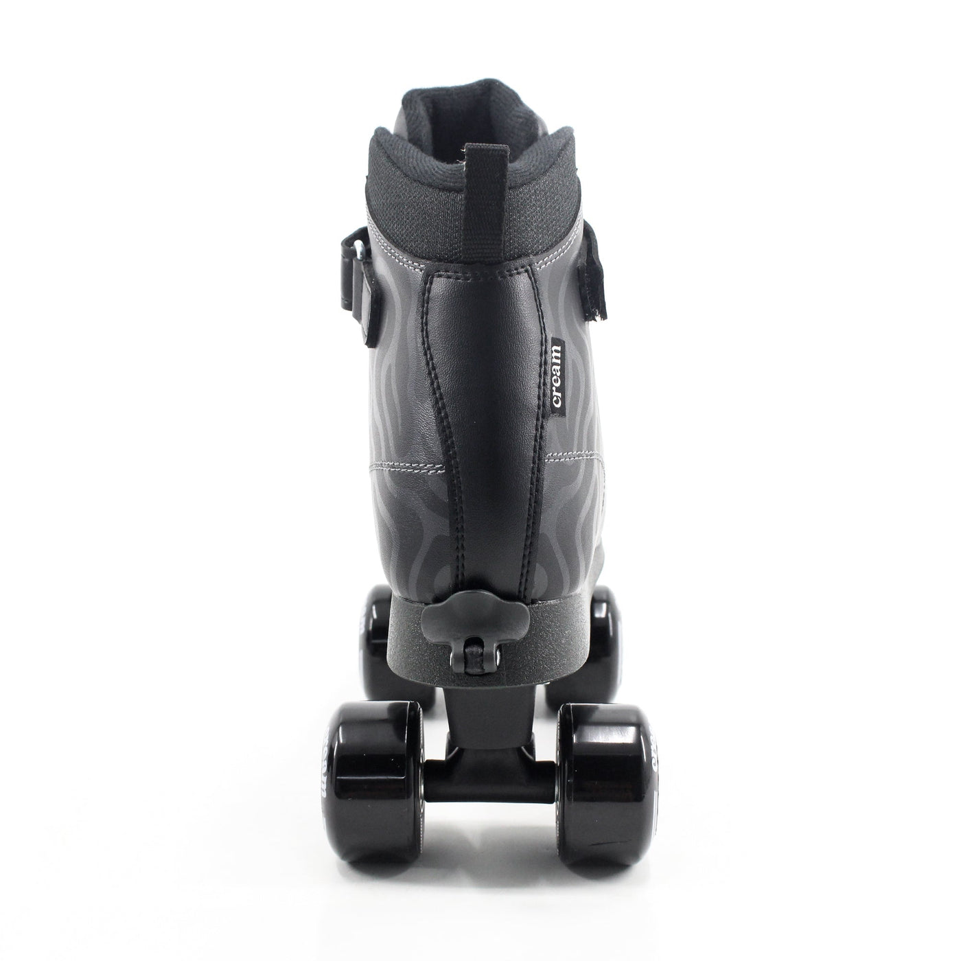 CREAM Scoop Quad Roller Skates, Adjustable - Wave, Black