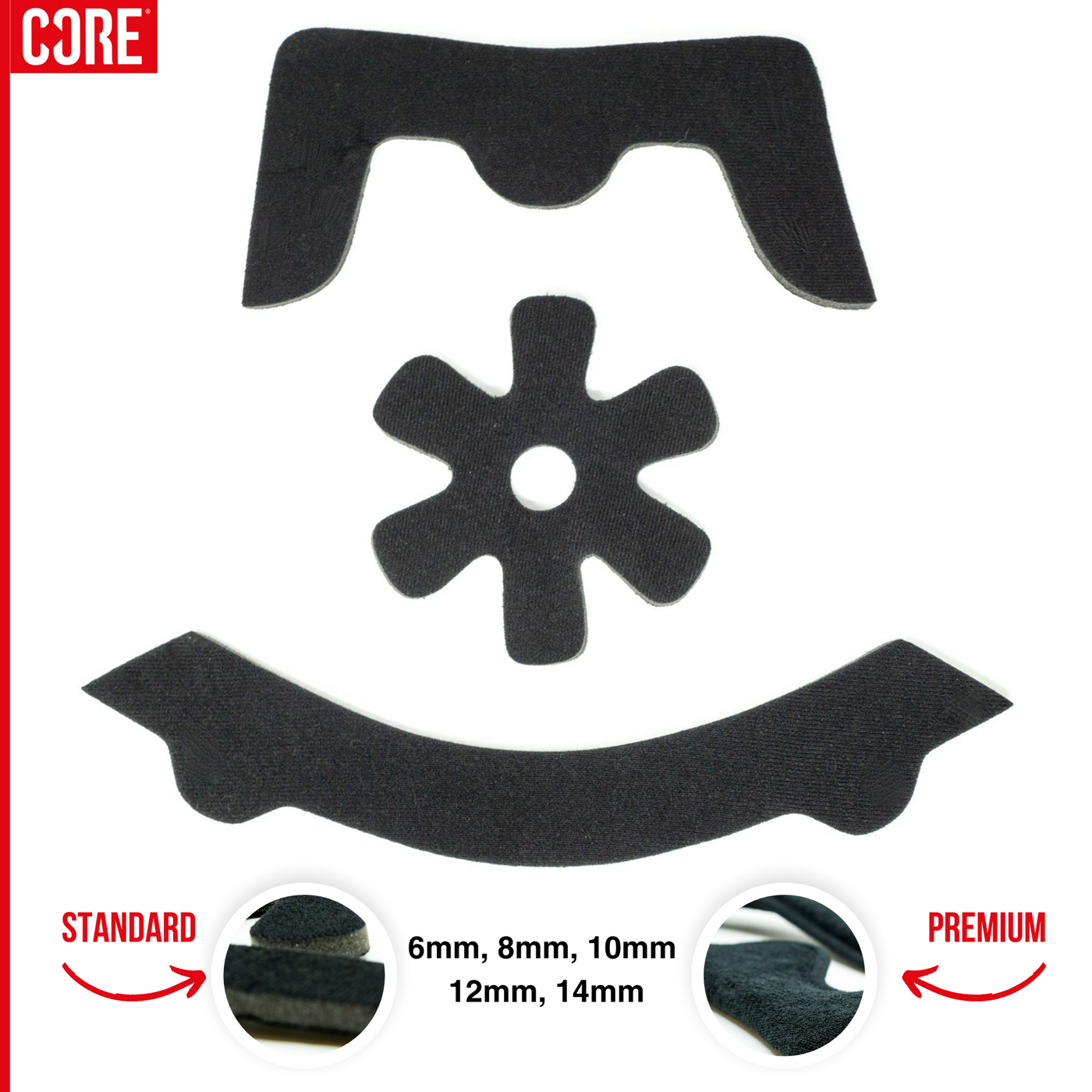 CORE Replacement Foam Helmet Padding