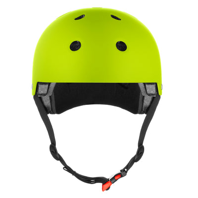 Core Action Sports BMX Helmet Neon Green  I Skateboard Helmet Front