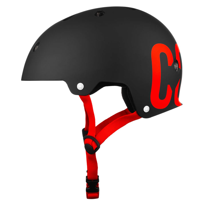 fahrradhelm schwarz rot matt CORE Street Helm Schwarz/Rot I Street Helm