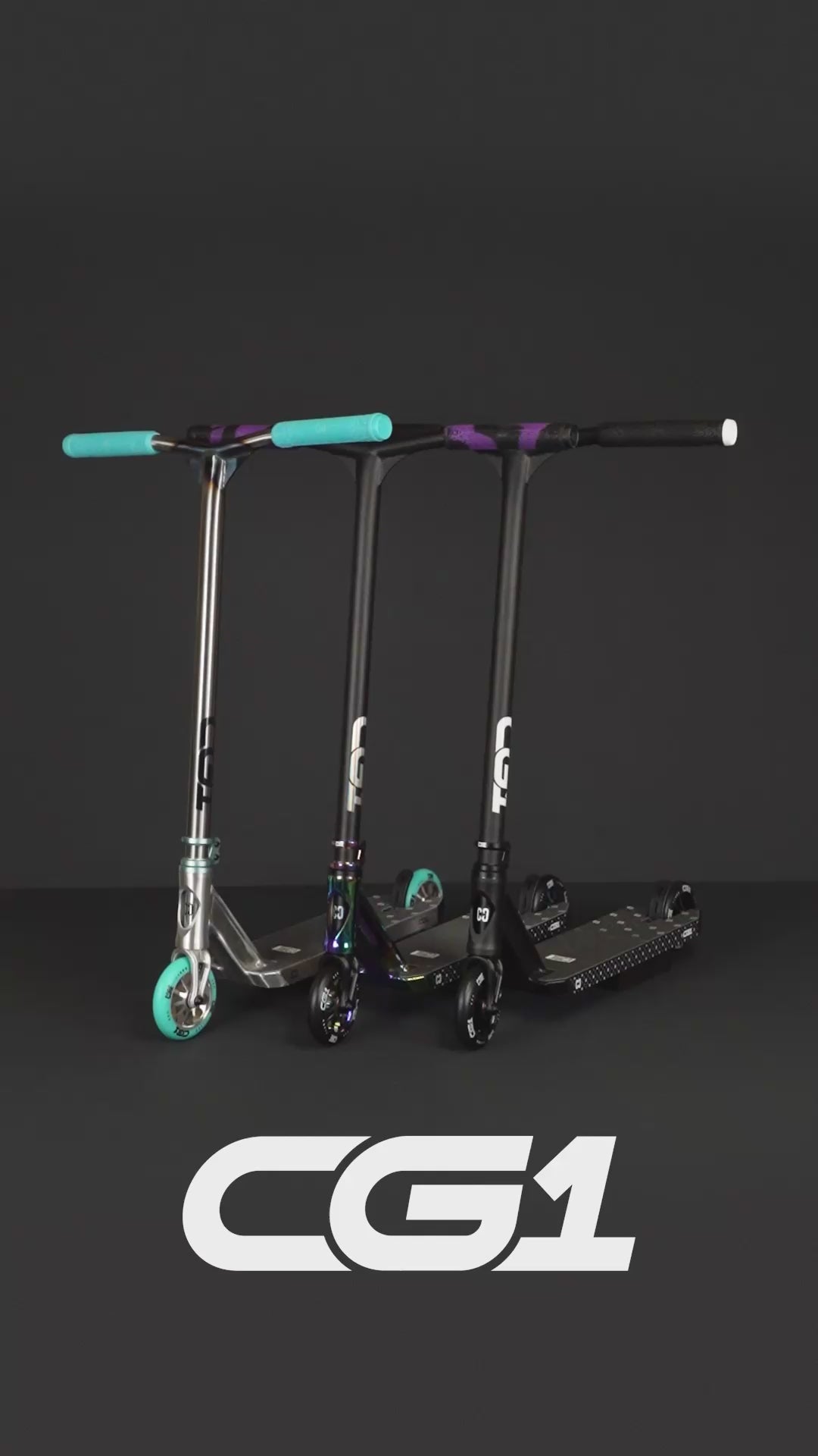 CORE CG1 Complete Stunt Scooter - Raw/Teal