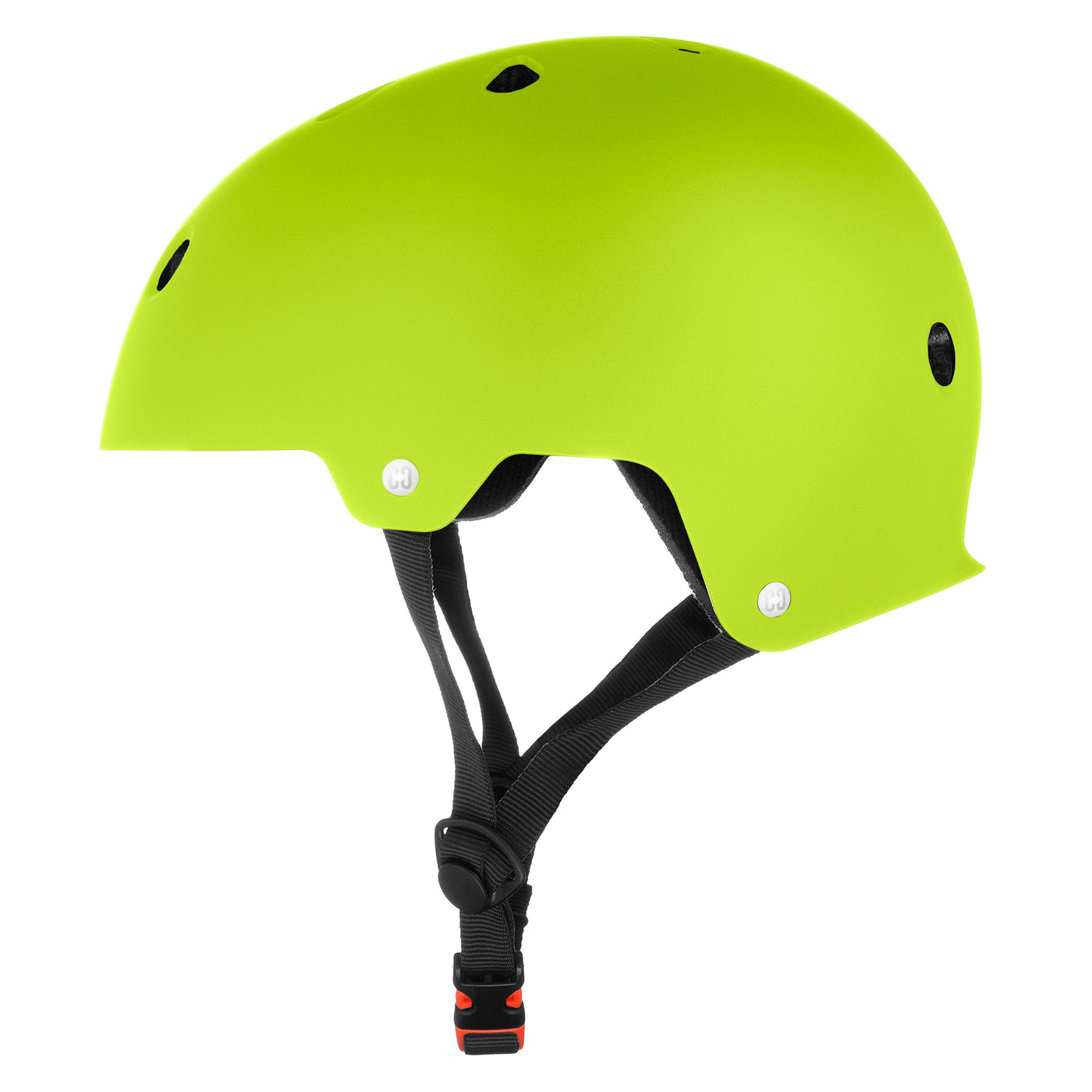 Core Action Sports BMX Helmet Neon Green  I Skateboard Helmet Alt Side