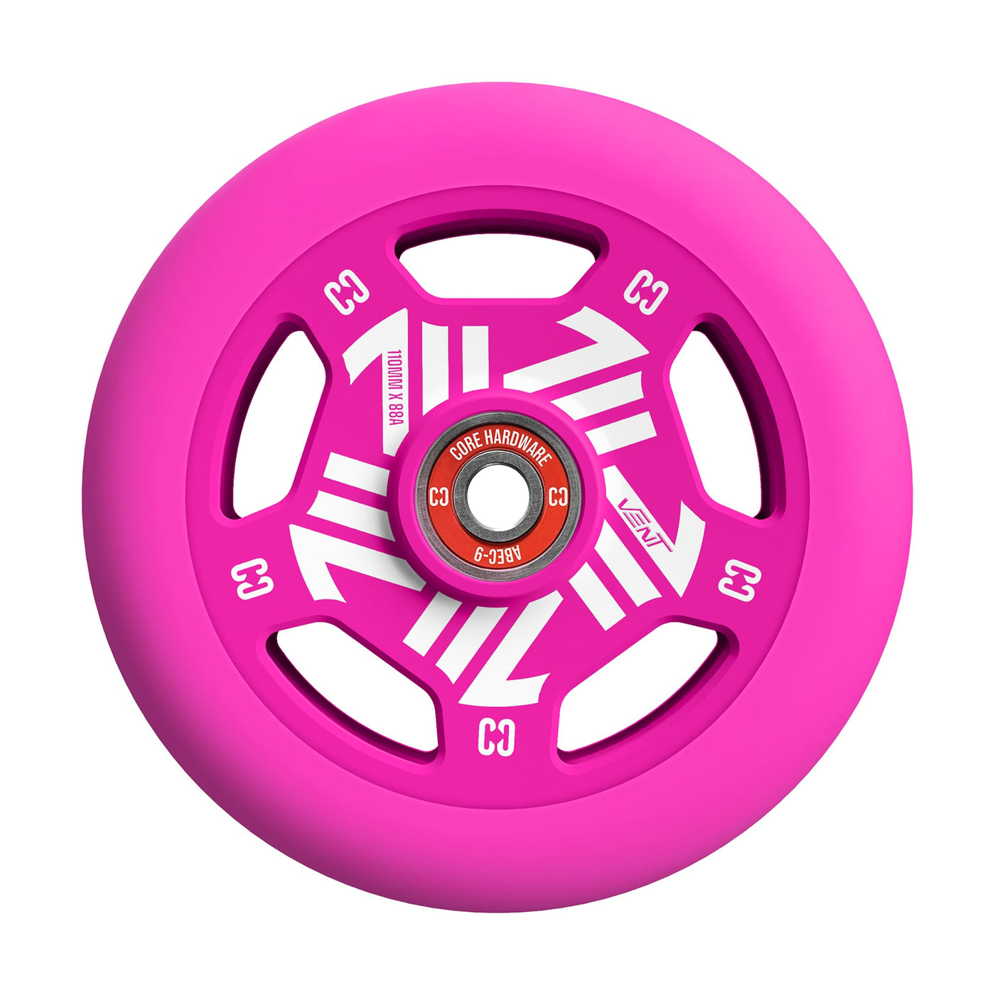 CORE Vent Hollow 110mm Stunt Scooter Wheel - Pink