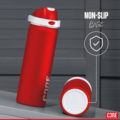 CORE Insulated Water Bottle, Dual Spout 750ml - Red