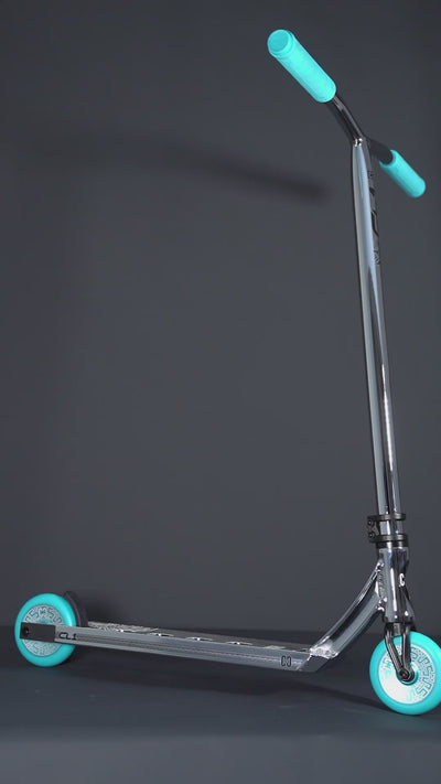 CORE CL1 Complete Stunt  Scooter Chrome & Teal I Adult Stunt Scooter Video