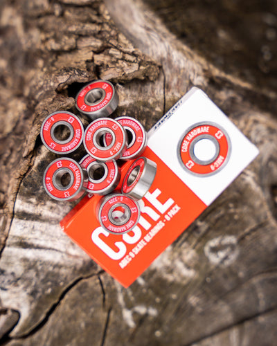 CORE ABEC 9 Skate Bearings Pack of 8 I Skate Board Bearings Products with Packaging Outside