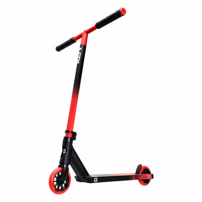 CORE CD1 Complete Stunt Scooter Red & Black I Adult Stunt Scooter Zoomed Out Side