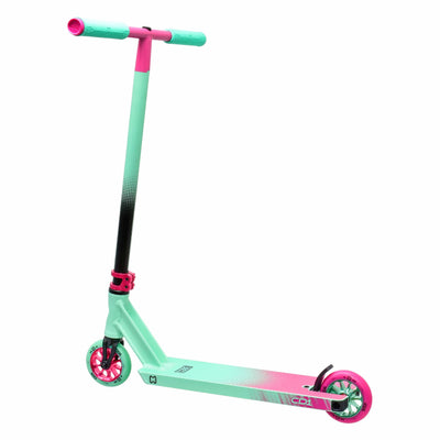 CORE CD1 Complete Stunt Scooter Teal & Pink I Adult Stunt Scooter Side View