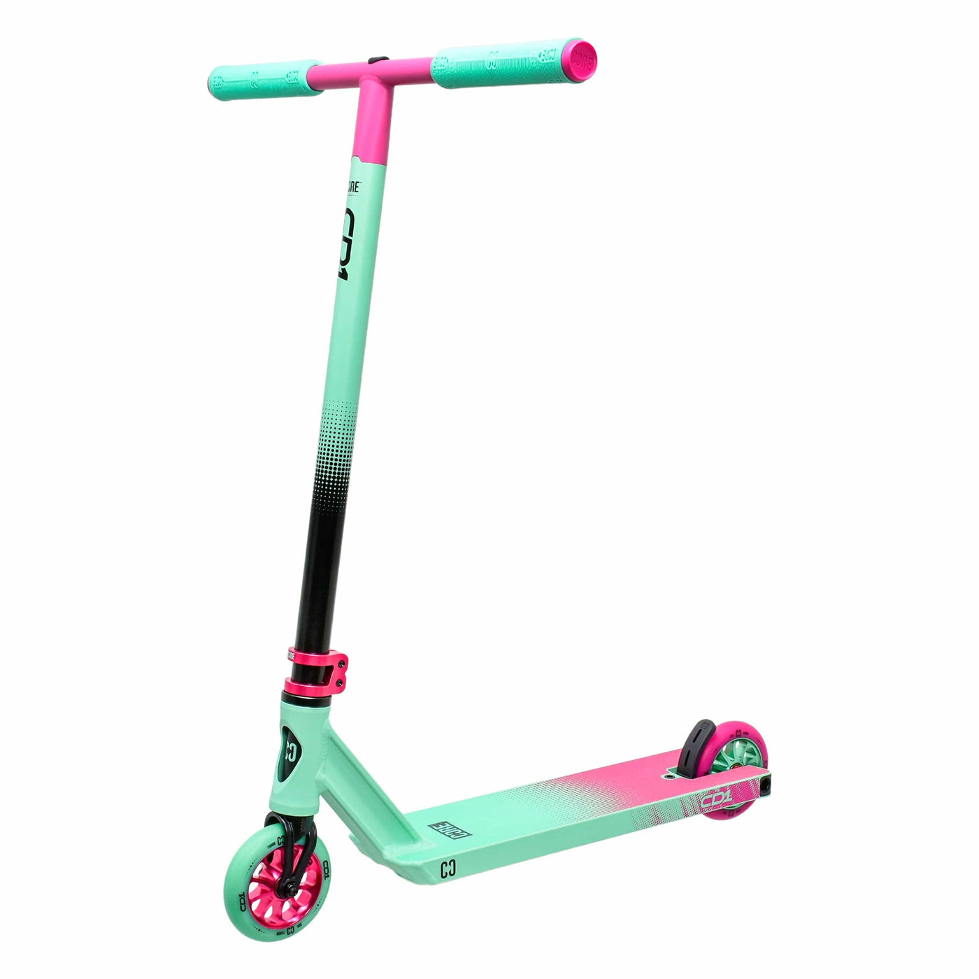 CORE CD1 Complete Stunt Scooter Teal & Pink I Adult Stunt Scooter Alternate View