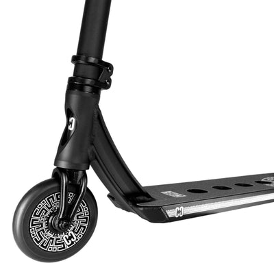 CORE CL1 Complete Stunt Scooter Black I Adult Stunt Scooter Side Front Wheel