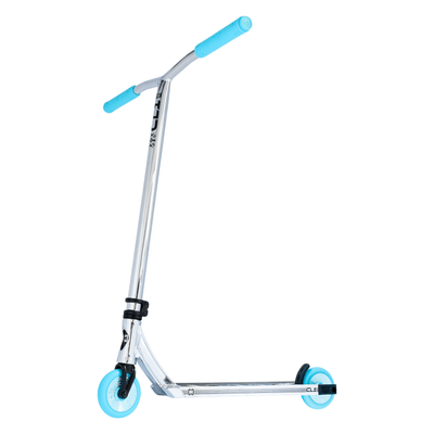 CORE CL1 Complete Stunt  Scooter Chrome & Teal I Adult Stunt Scooter Zoomed Out