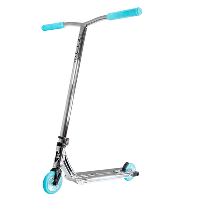 CORE CL1 Complete Stunt  Scooter Chrome & Teal I Adult Stunt Scooter Alternate Side
