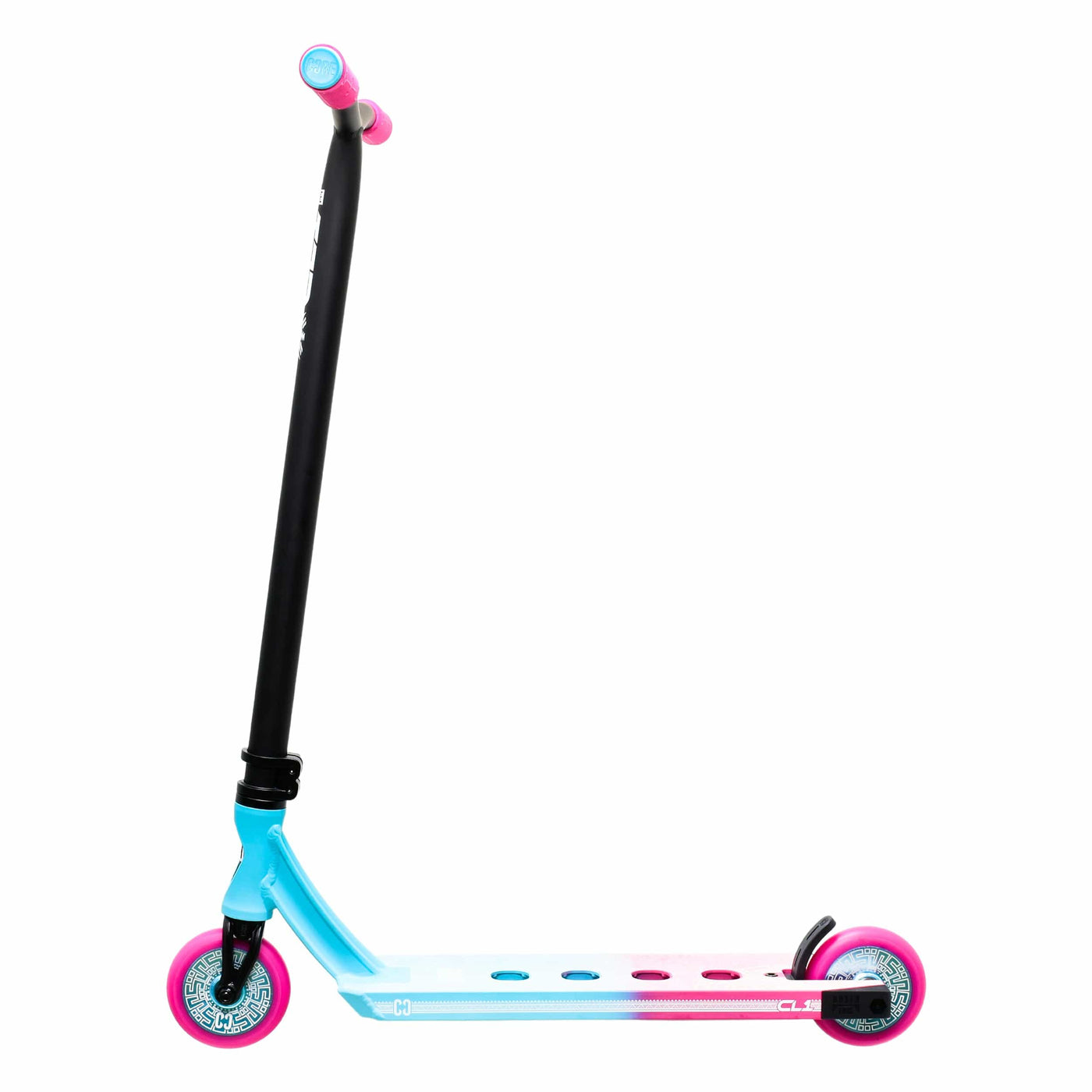 CORE CL1 Complete Stunt Scooter Pink & Teal I Adult Stunt Scooter Side