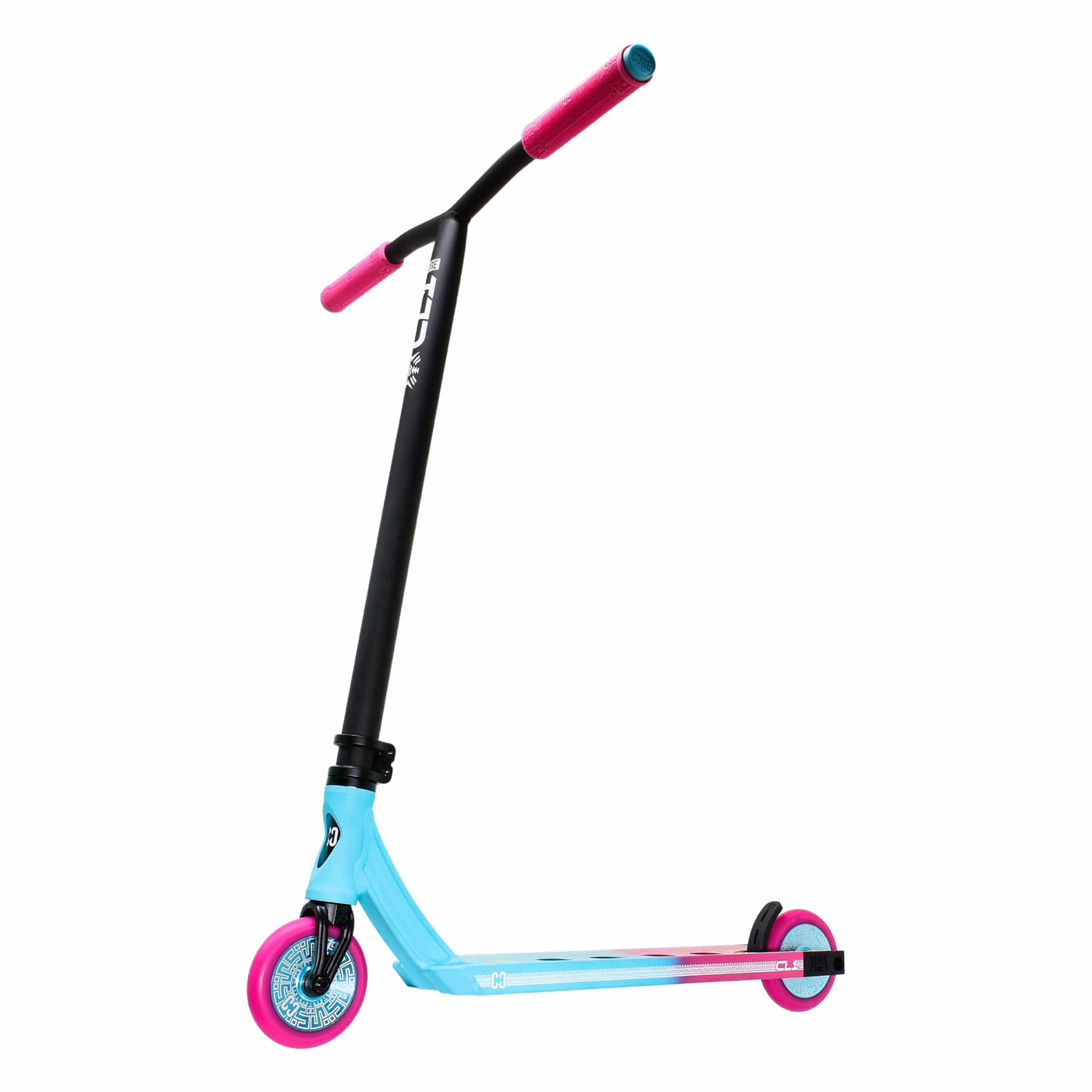 CORE CL1 Complete Stunt Scooter Pink & Teal I Adult Stunt Scooter Front Alternate Side