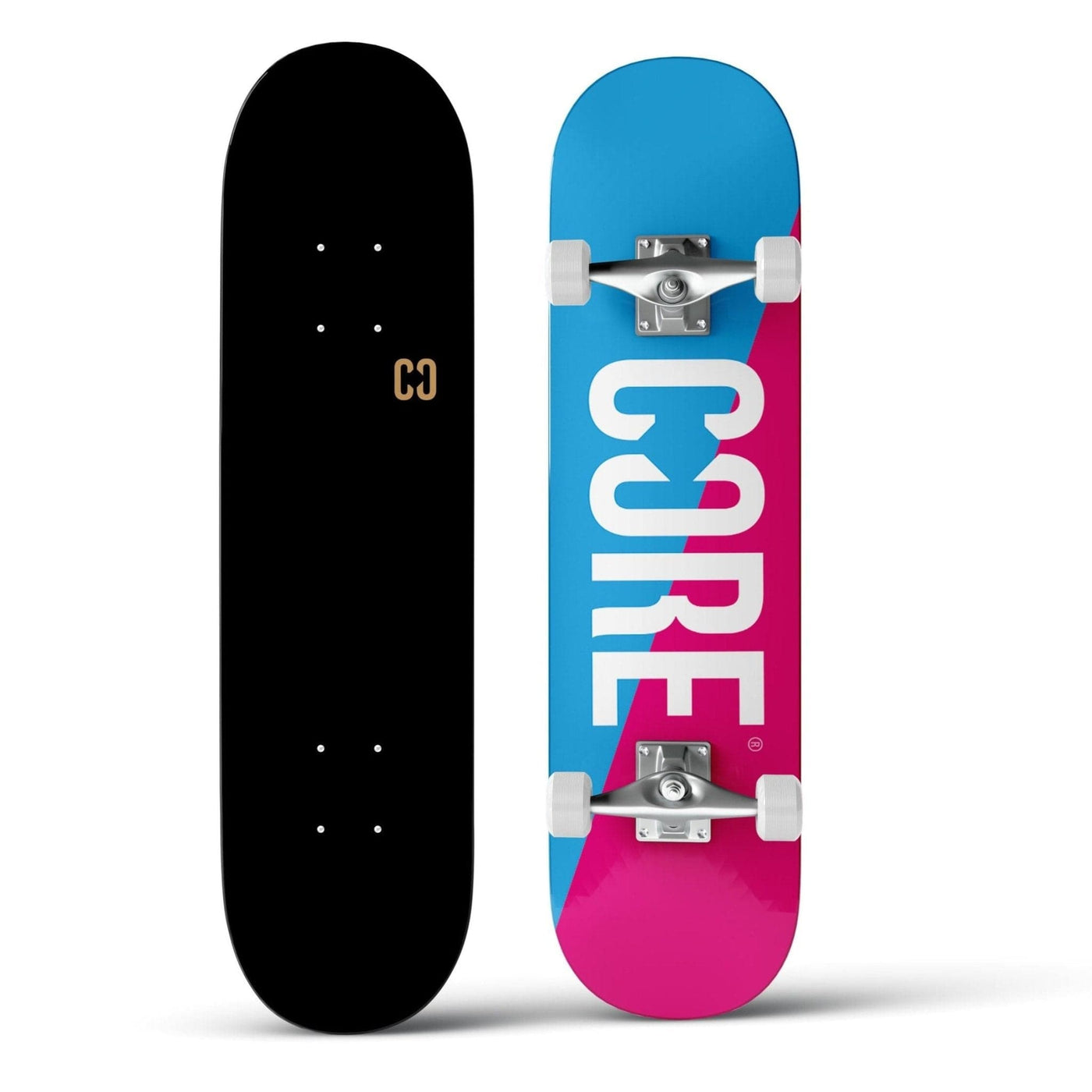 CORE Complete Skateboard C2 Split Pink & Blue 7.75 I Complete Skateboards
