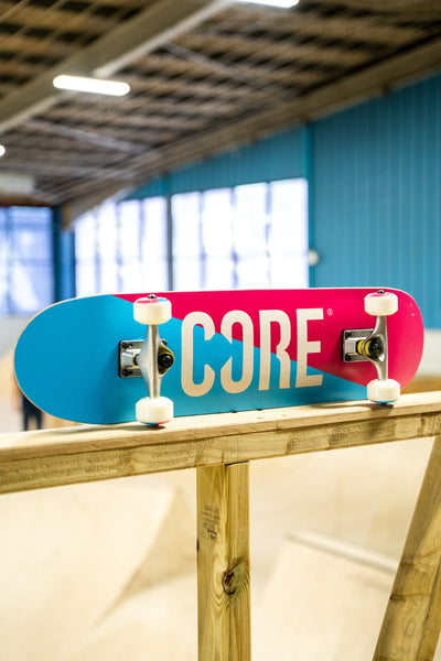 CORE Complete Skateboard C2 Split Pink & Blue 7.75 I Complete Skateboards Skatepark