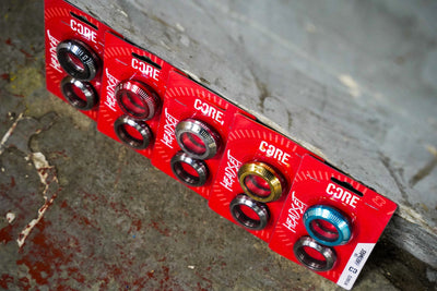 CORE Dash Stunt Scooter Headset Red I Headset Scooter Alt Angle Packaging